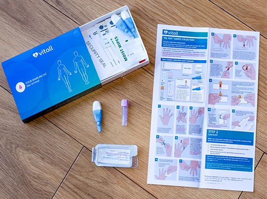 Verity Labs Stress (Cortisol) At-Home Blood Test Kit